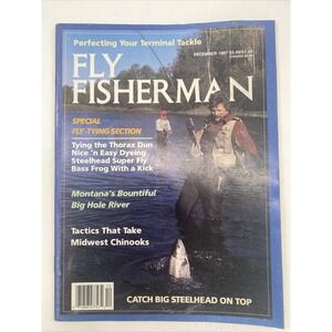 Vintage Fly Fisherman Montanas Bountiful Big Hole River DEC 1987 Magazine